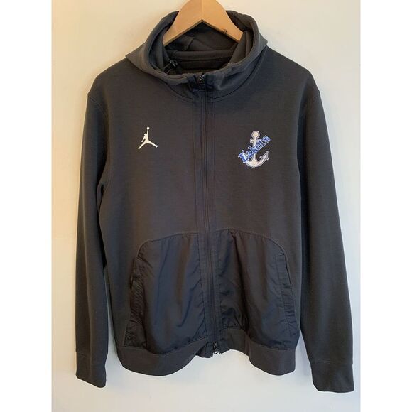 Y2K Nike Air Jordan Dri-Fit Air Fleece Full-Zip Hoodie DQ7870-066 Mens M Jumpman - Picture 1 of 14
